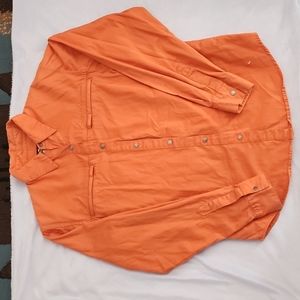 Casual Long Sleeve Harley Davidson, size M, Color orange
